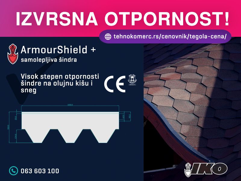 Tegola ArmourShield - Građevinski Materijali Oglasi Beograd