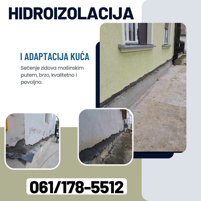 Hidroizolacija - Građevinske Usluge Oglasi Beograd