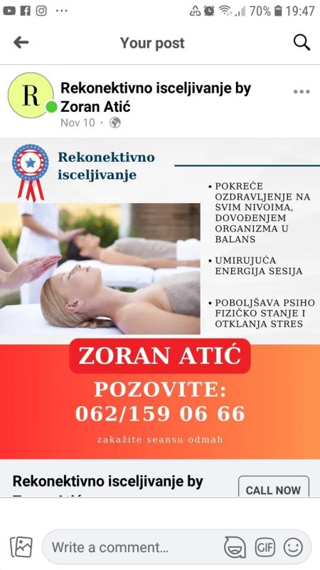 Rekonektivno isceljivanje - Alternativna Medicina Oglasi Beograd