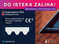 Tegola Superglass HEX :: Građevinski Materijali Oglasi Beograd